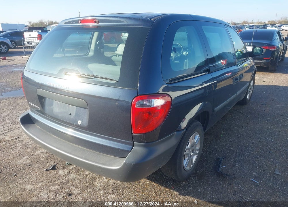 2007 DODGE CARAVAN SE VIN: 1D4GP25B37B114303