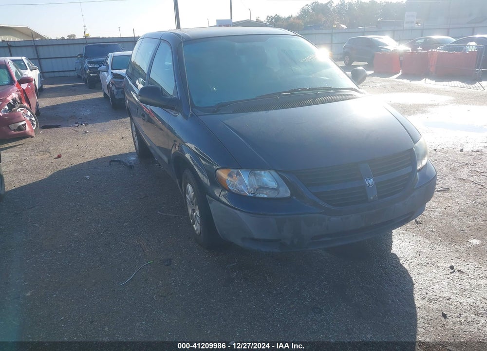 2007 DODGE CARAVAN SE VIN: 1D4GP25B37B114303
