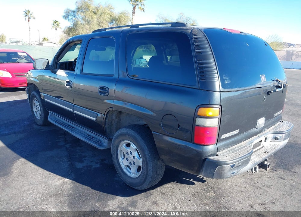 2005 CHEVROLET TAHOE LS VIN: 1GNEC13T55R119357
