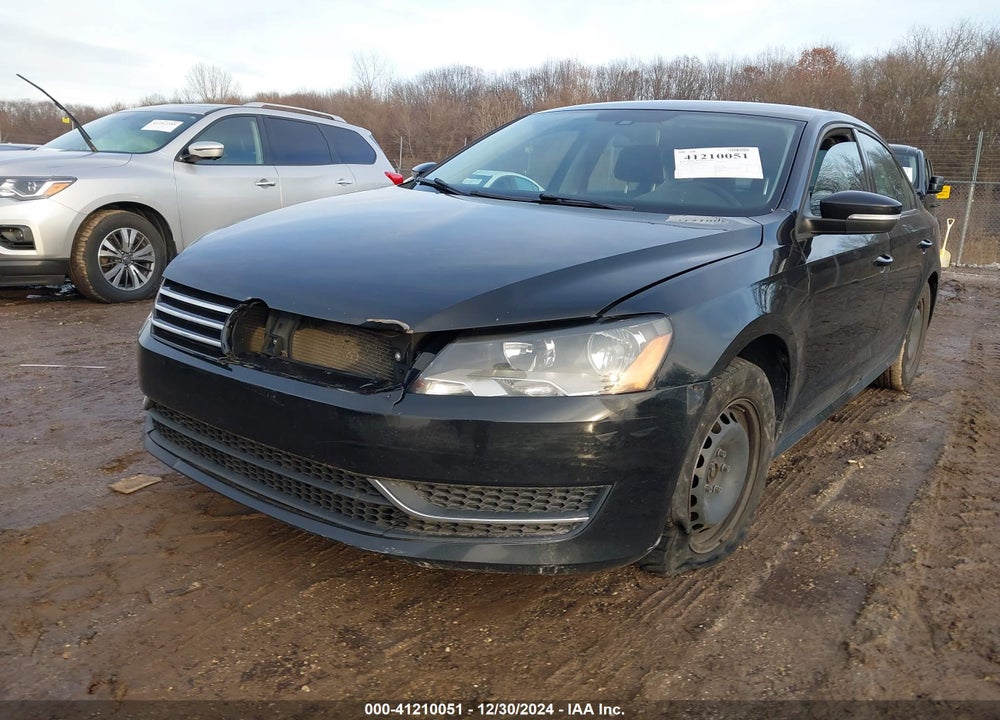 2014 VOLKSWAGEN PASSAT 2.5L S VIN: 1VWAP7A36EC009760