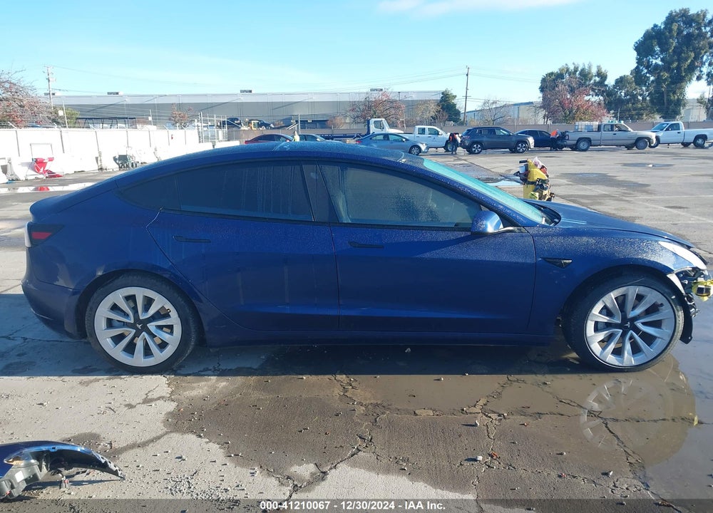 2022 TESLA MODEL 3 VIN: 5YJ3E1EB6NF142571