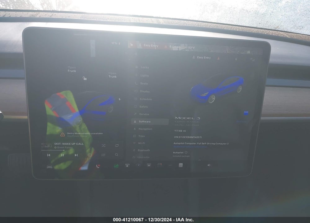 2022 TESLA MODEL 3 VIN: 5YJ3E1EB6NF142571