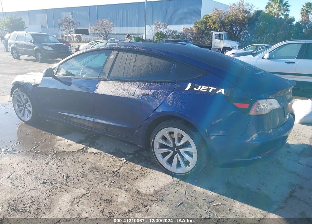 2022 TESLA MODEL 3 VIN: 5YJ3E1EB6NF142571