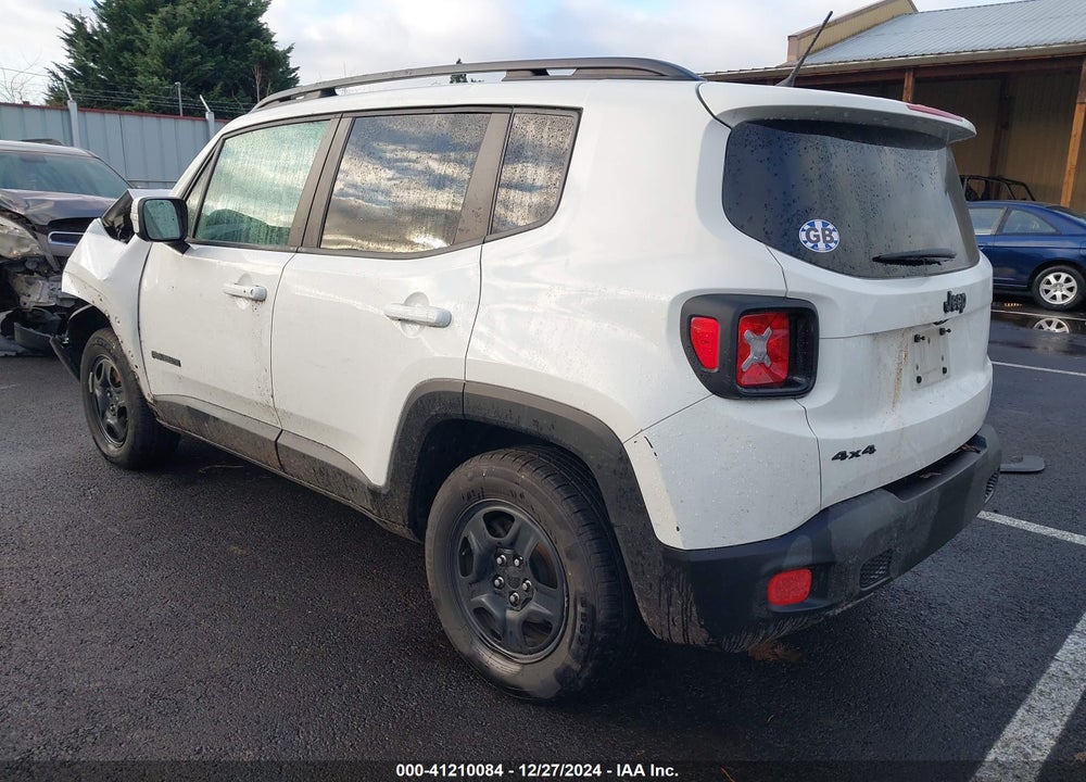 2017 JEEP RENEGADE ALTITUDE 4X4 VIN: ZACCJBBB2HPG12260