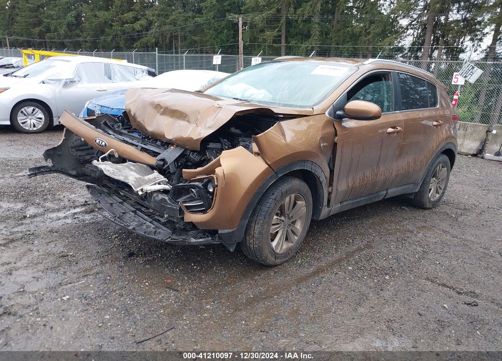 2017 KIA SPORTAGE LX VIN: KNDPMCAC9H7054266