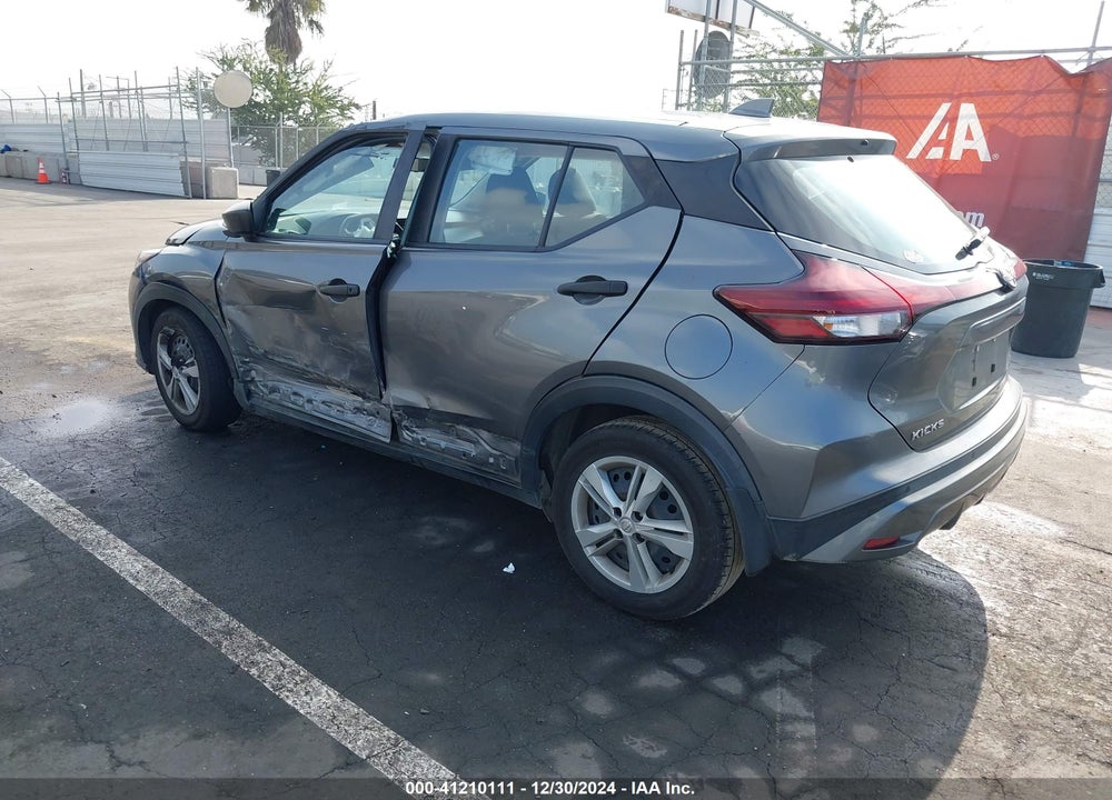 2022 NISSAN KICKS S XTRONIC CVT VIN: 3N1CP5BV6NL475423