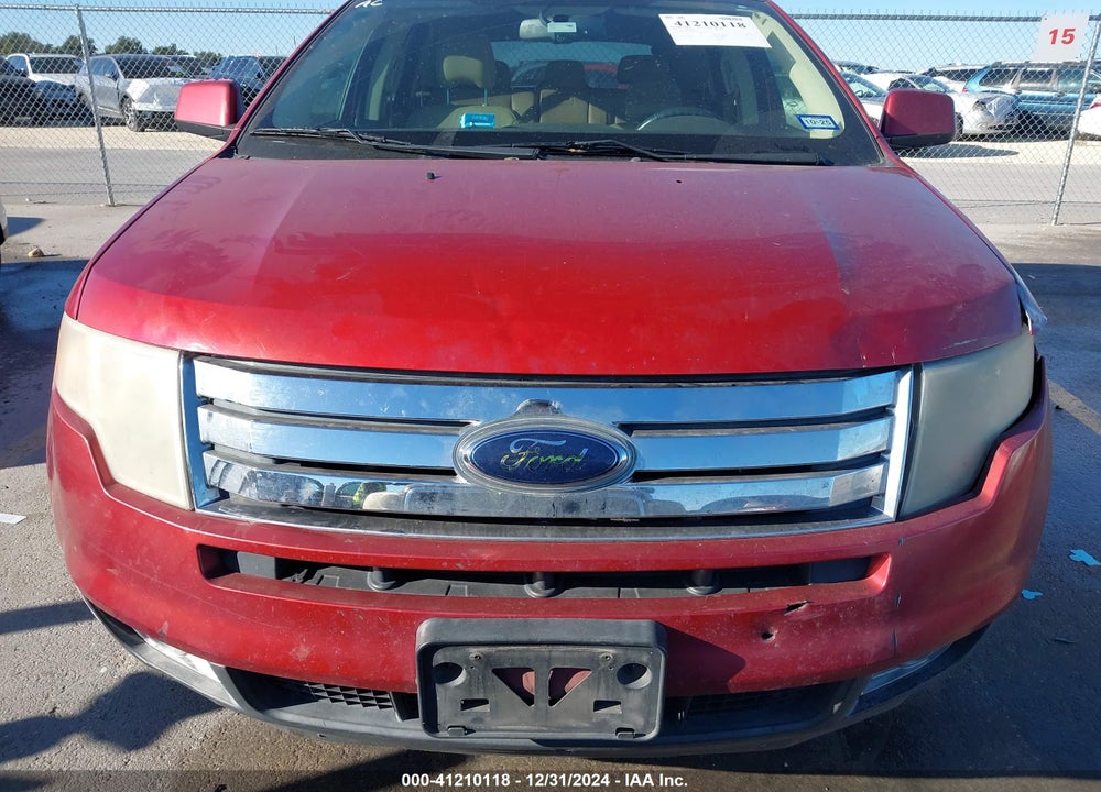 2008 FORD EDGE SEL VIN: 2FMDK38C88BB32232