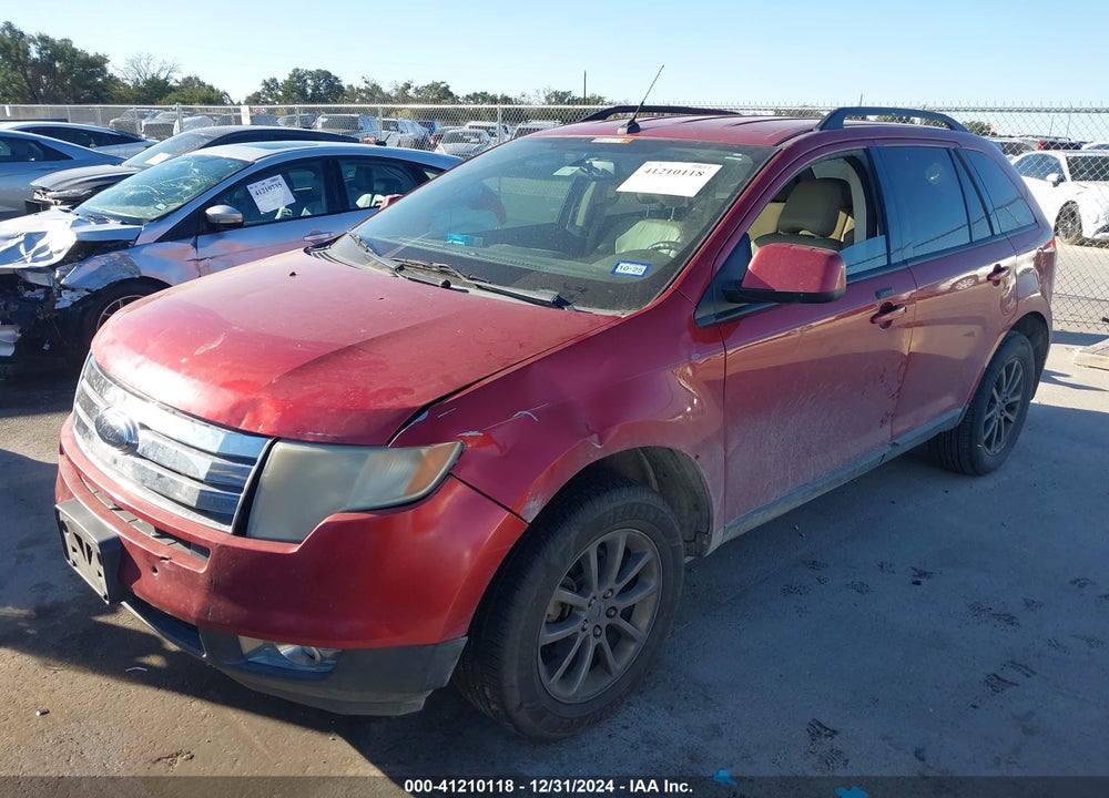 2008 FORD EDGE SEL VIN: 2FMDK38C88BB32232