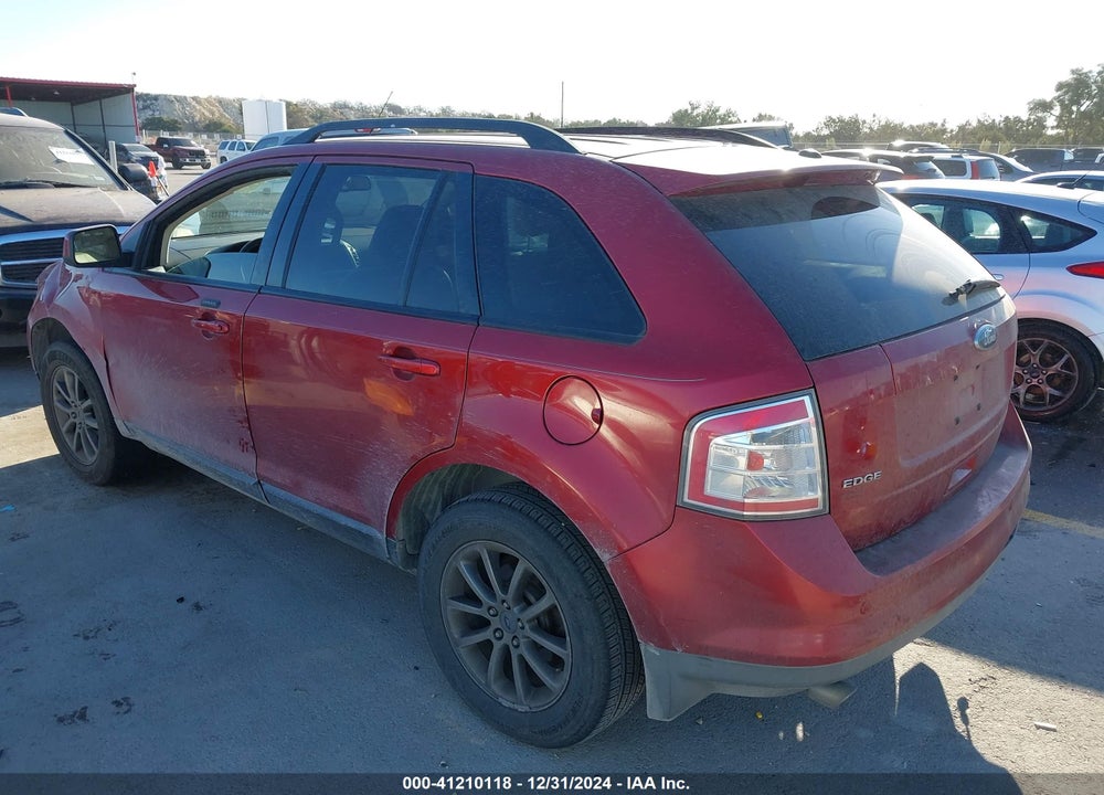 2008 FORD EDGE SEL VIN: 2FMDK38C88BB32232