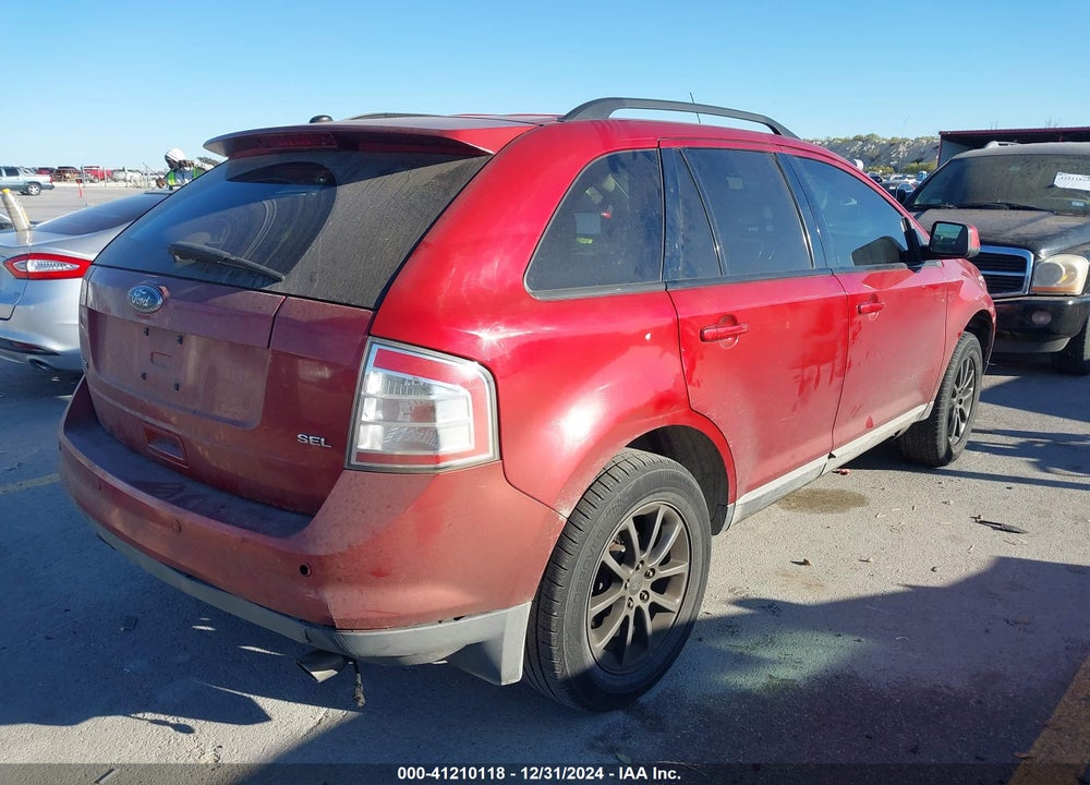 2008 FORD EDGE SEL VIN: 2FMDK38C88BB32232
