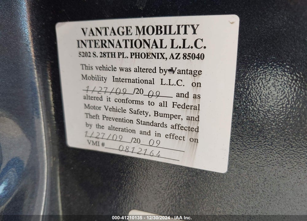 2008 DODGE GRAND CARAVAN SXT VIN: 1D8HN54P88B135236
