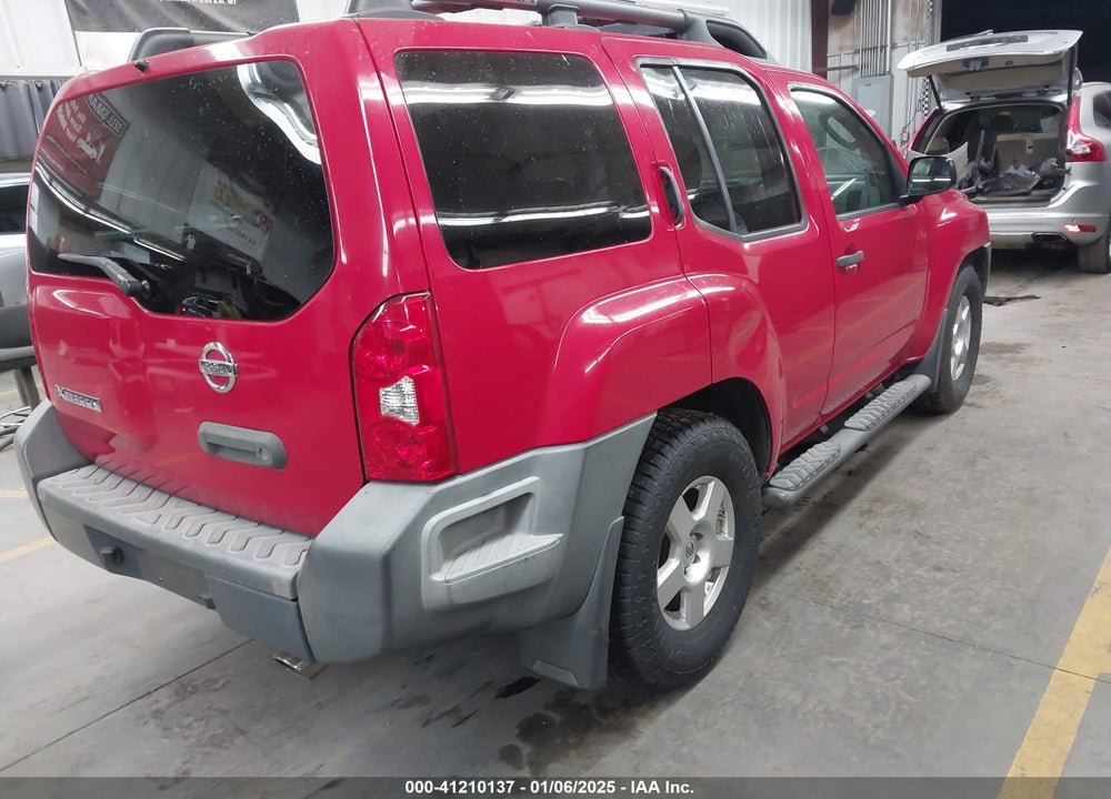 2008 NISSAN XTERRA VIN: 5N1AN08U78C511837