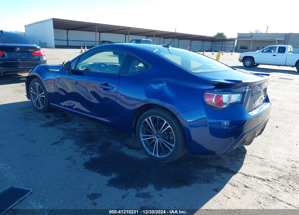 2013 SUBARU BRZ VIN: JF1ZCAC19D1607044
