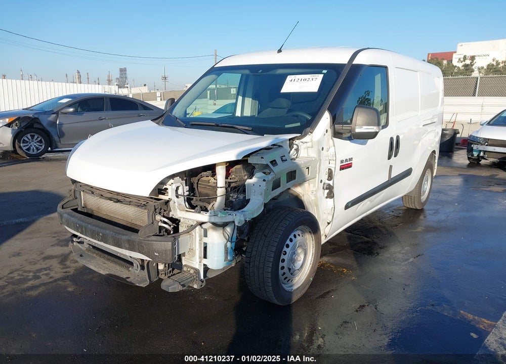 2022 RAM PROMASTER CITY CARGO VAN VIN: ZFBHRFAB3N6W22014