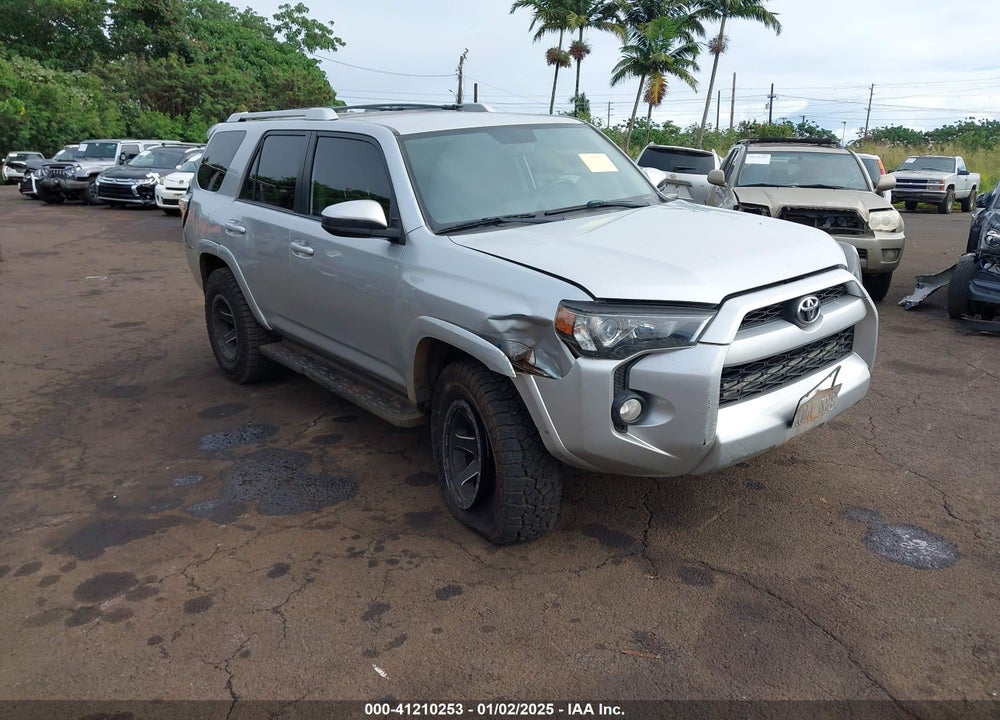 2016 TOYOTA 4RUNNER SR5 VIN: JTEBU5JR6G5395625