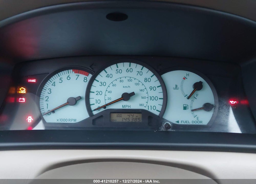 2003 TOYOTA COROLLA LE VIN: 1NXBR32E83Z012883