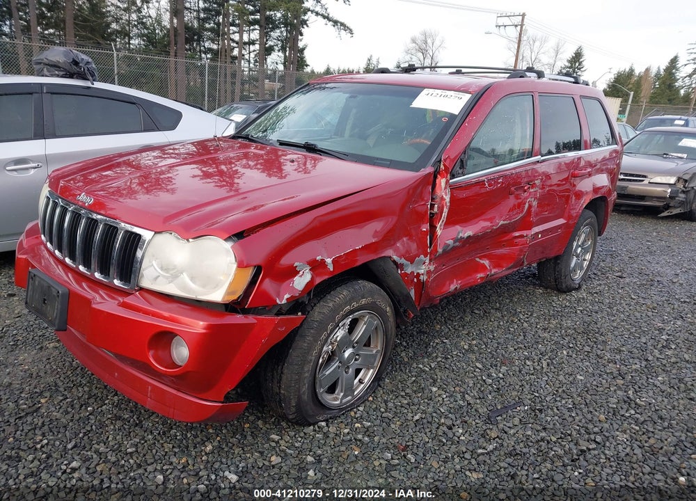 2006 JEEP GRAND CHEROKEE OVERLAND VIN: 1J8HR68256C200857