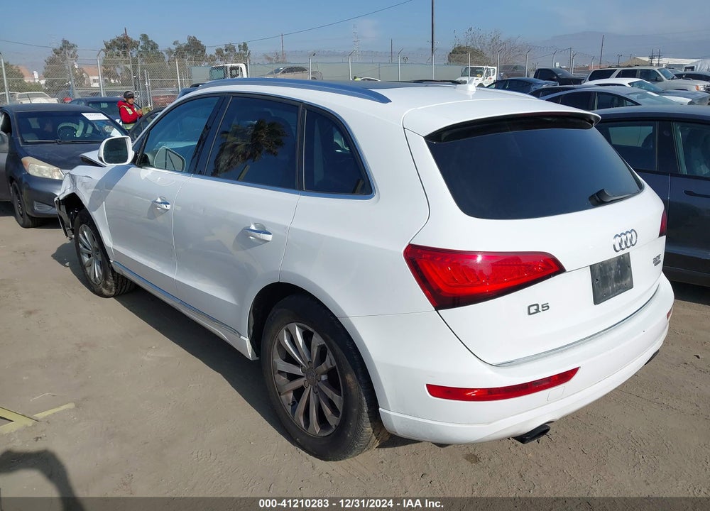 2015 AUDI Q5 2.0T PREMIUM VIN: WA1CFAFP0FA093752