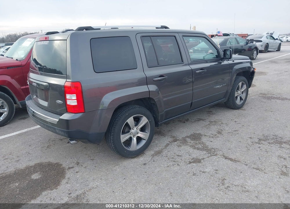 2016 JEEP PATRIOT HIGH ALTITUDE EDITION VIN: 1C4NJPFA4GD777568