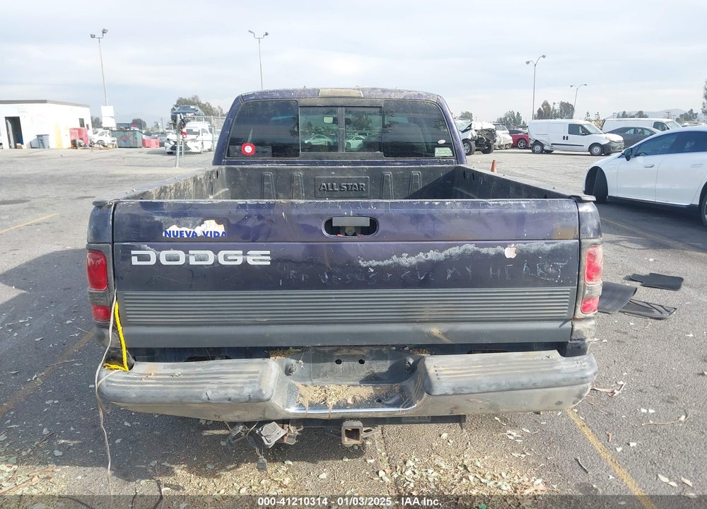 1998 DODGE RAM 1500 ST VIN: 3B7HC13Z9WG236208