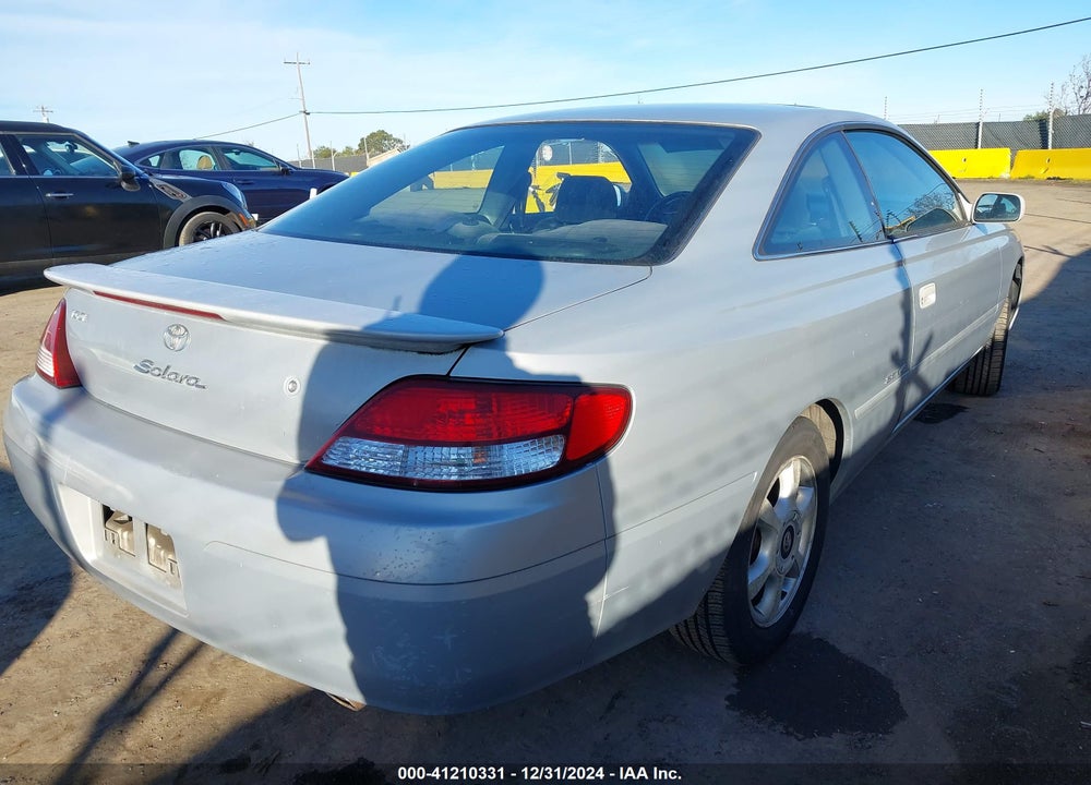 2000 TOYOTA CAMRY SOLARA SE VIN: 2T1CF22P9YC388204