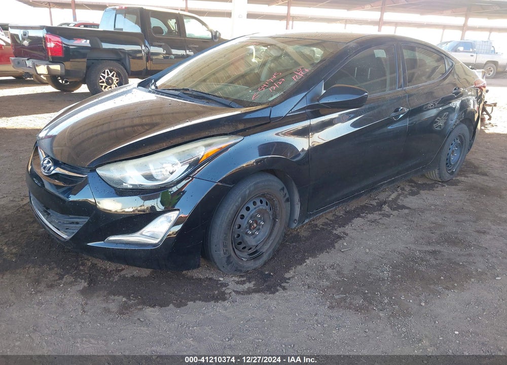 2016 HYUNDAI ELANTRA VIN: KMHDH4AE7GU541945