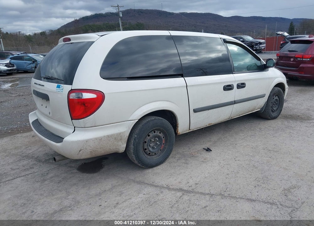 2006 DODGE GRAND CARAVAN SE VIN: 1D4GP24E76B649662