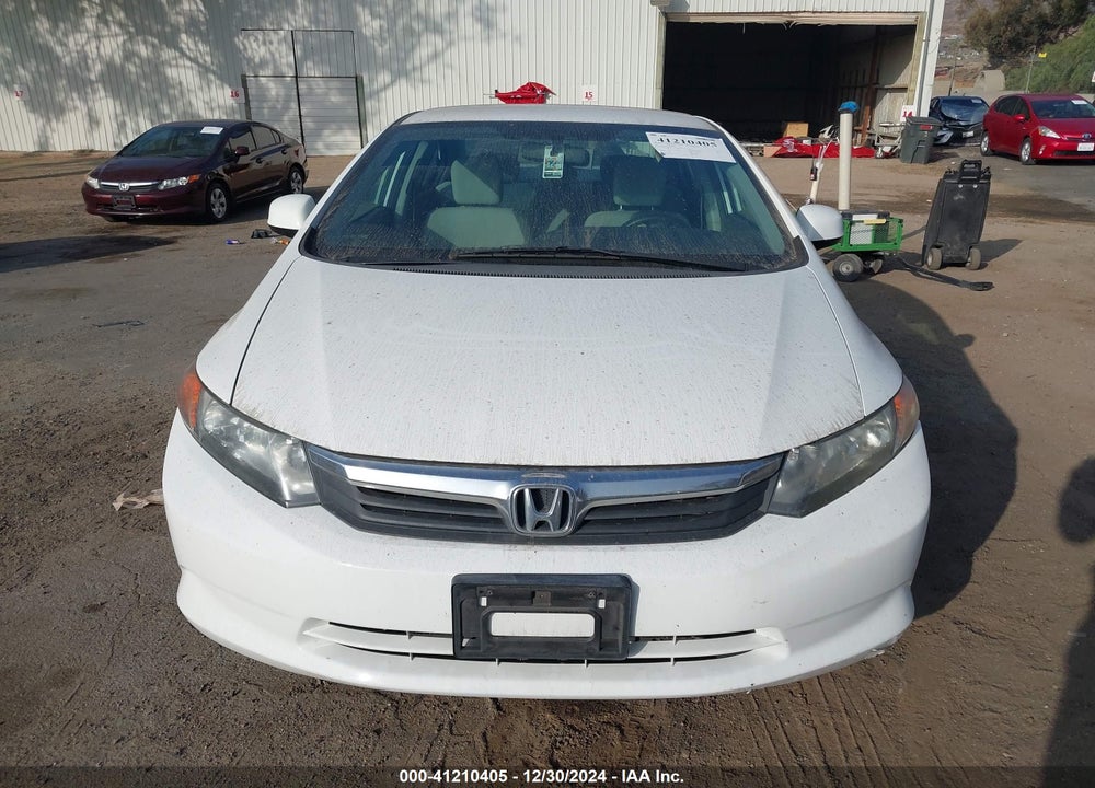 2012 HONDA CIVIC SDN LX VIN: 19XFB2F55CE342705