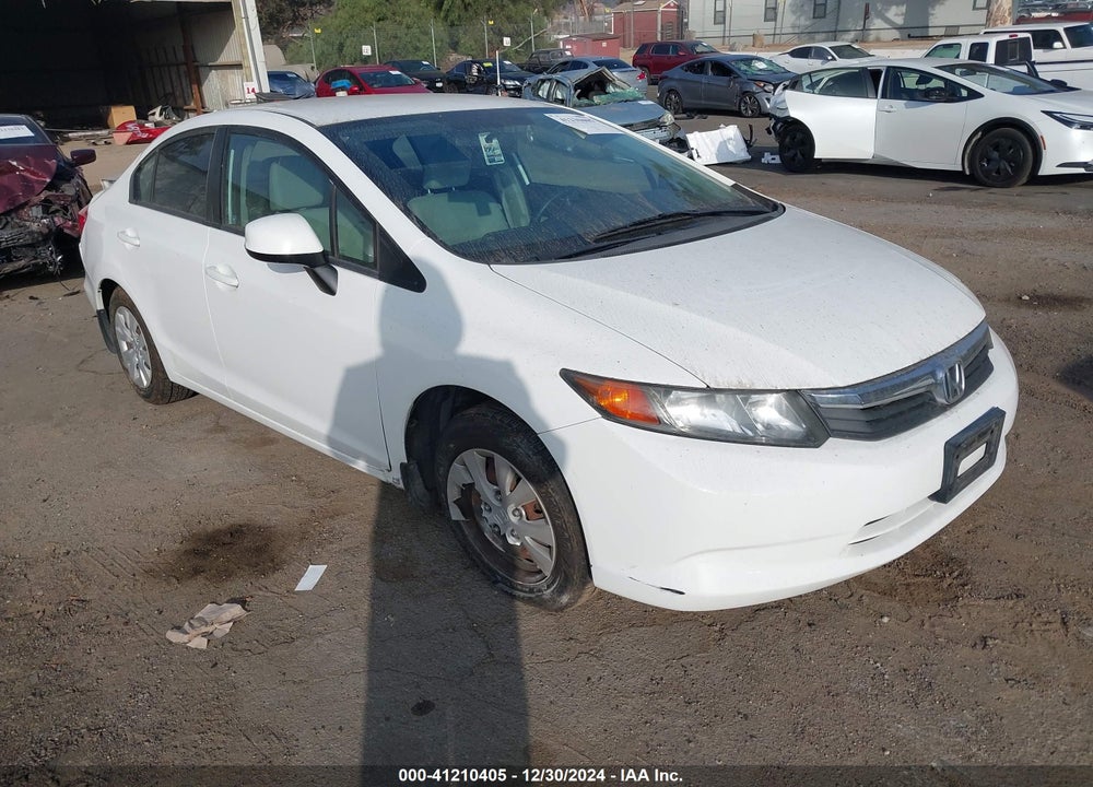 2012 HONDA CIVIC SDN LX VIN: 19XFB2F55CE342705