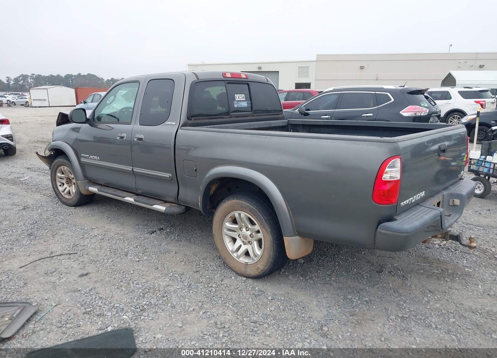 2005 TOYOTA TUNDRA LTD V8 VIN: 5TBRT38135S457430