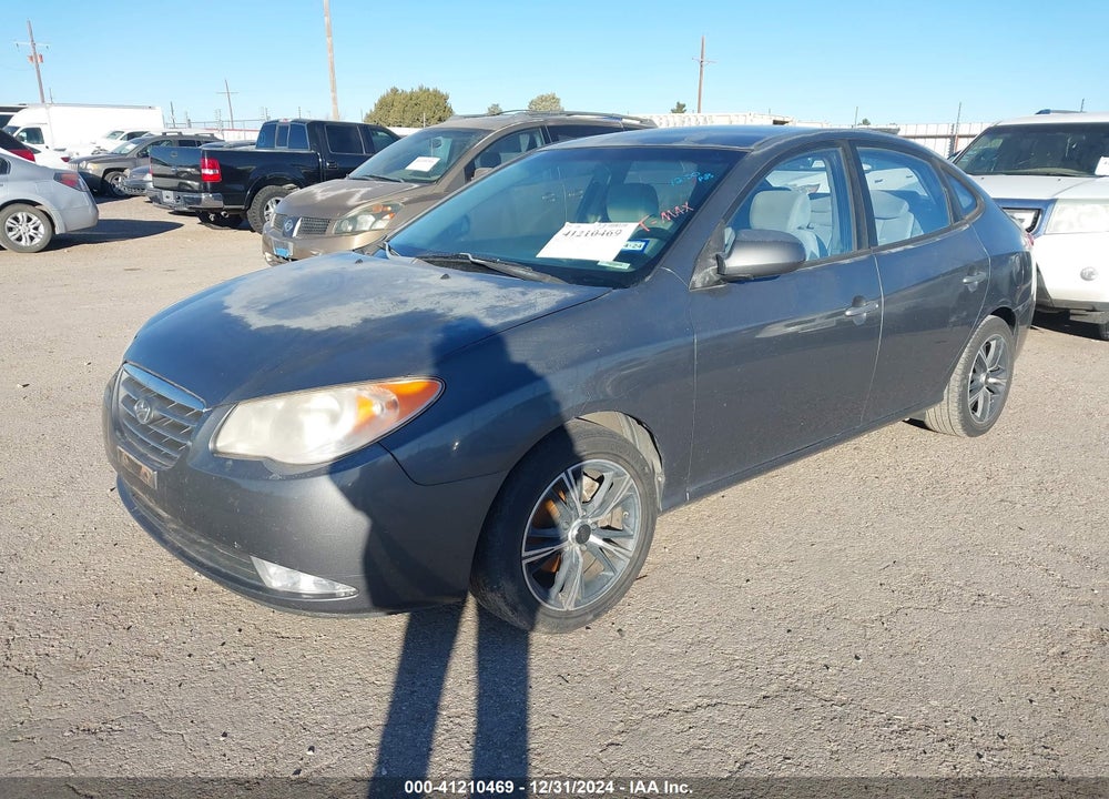 2009 HYUNDAI ELANTRA VIN: KMHDU46D59U642688