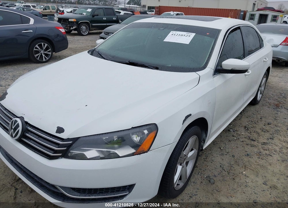 2013 VOLKSWAGEN PASSAT 2.5L SE VIN: 1VWBH7A39DC027721