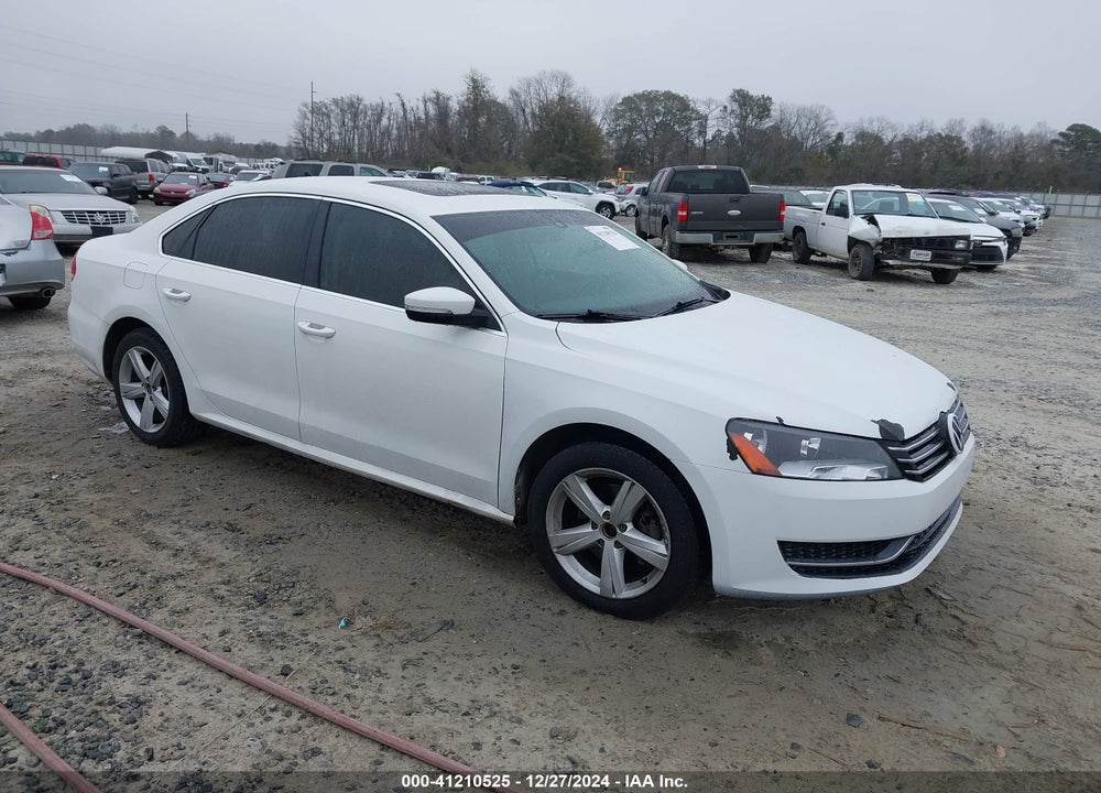 2013 VOLKSWAGEN PASSAT 2.5L SE VIN: 1VWBH7A39DC027721