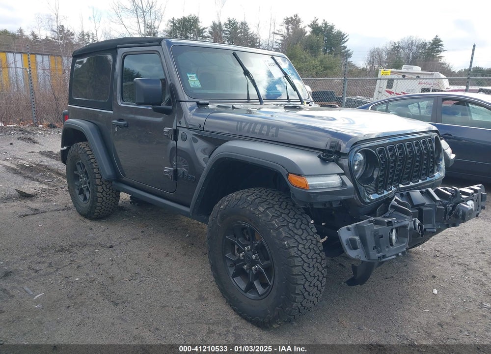 2024 JEEP WRANGLER 2-DOOR WILLYS 4X4 VIN: 1C4PJXAN7RW123996