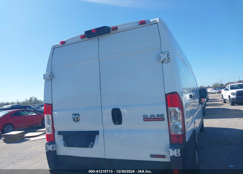 2015 RAM PROMASTER 3500 HIGH ROOF VIN: 3C6URVJDXFE512944