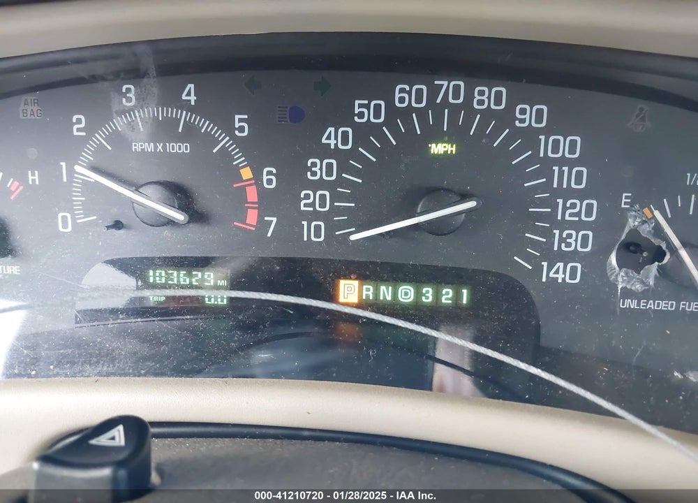 2001 BUICK PARK AVENUE VIN: 1G4CW54K014298236
