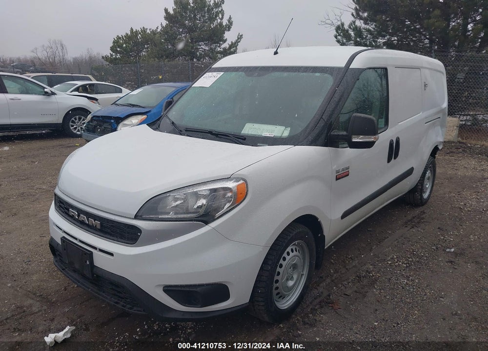 2022 RAM PROMASTER CITY CARGO VAN VIN: ZFBHRFAB3N6W55403