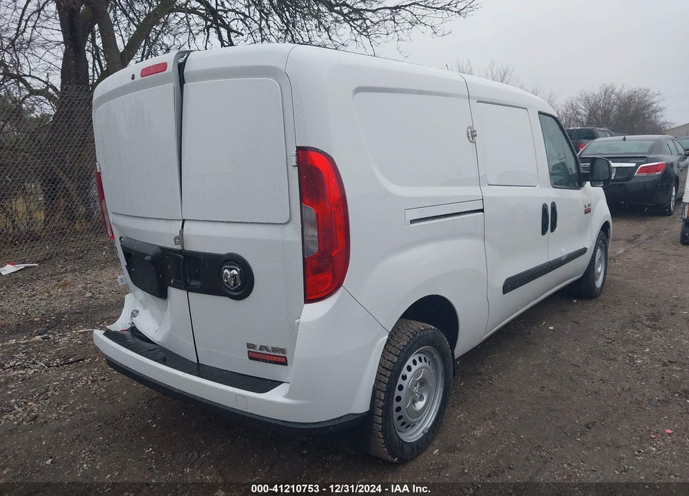 2022 RAM PROMASTER CITY CARGO VAN VIN: ZFBHRFAB3N6W55403