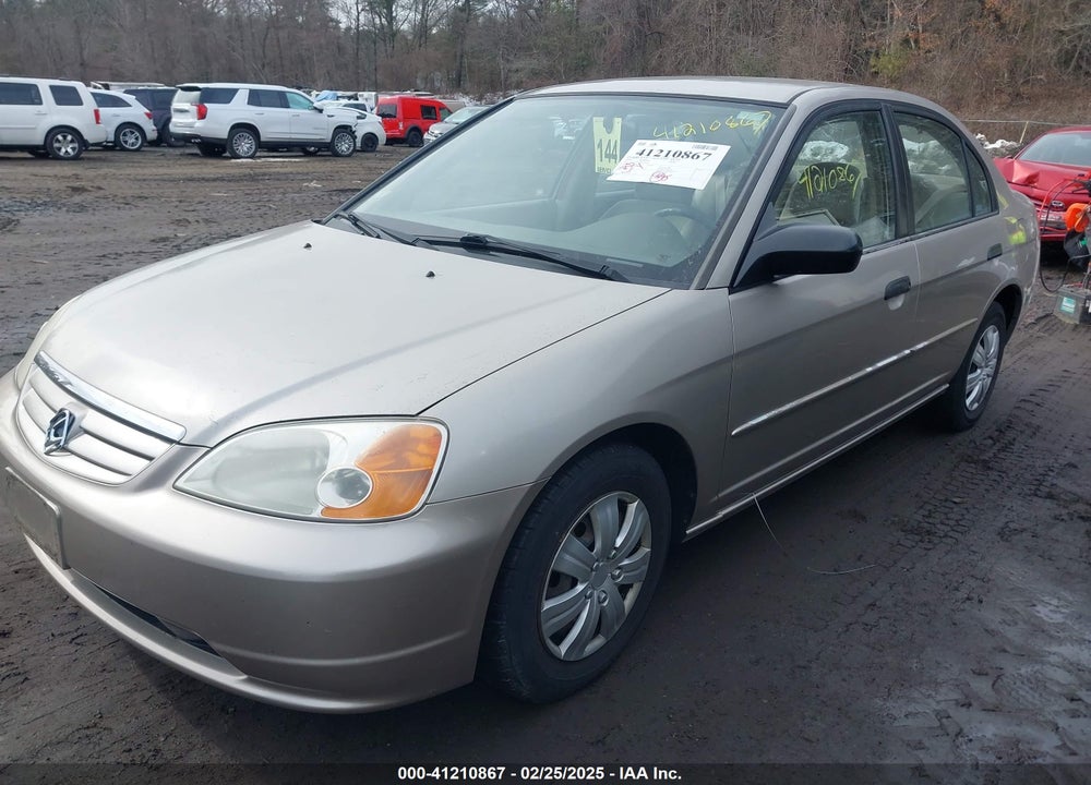 2001 HONDA CIVIC LX VIN: 2HGES16591H515926
