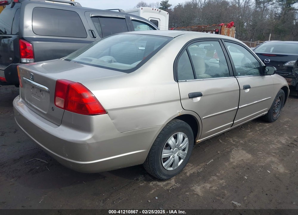 2001 HONDA CIVIC LX VIN: 2HGES16591H515926