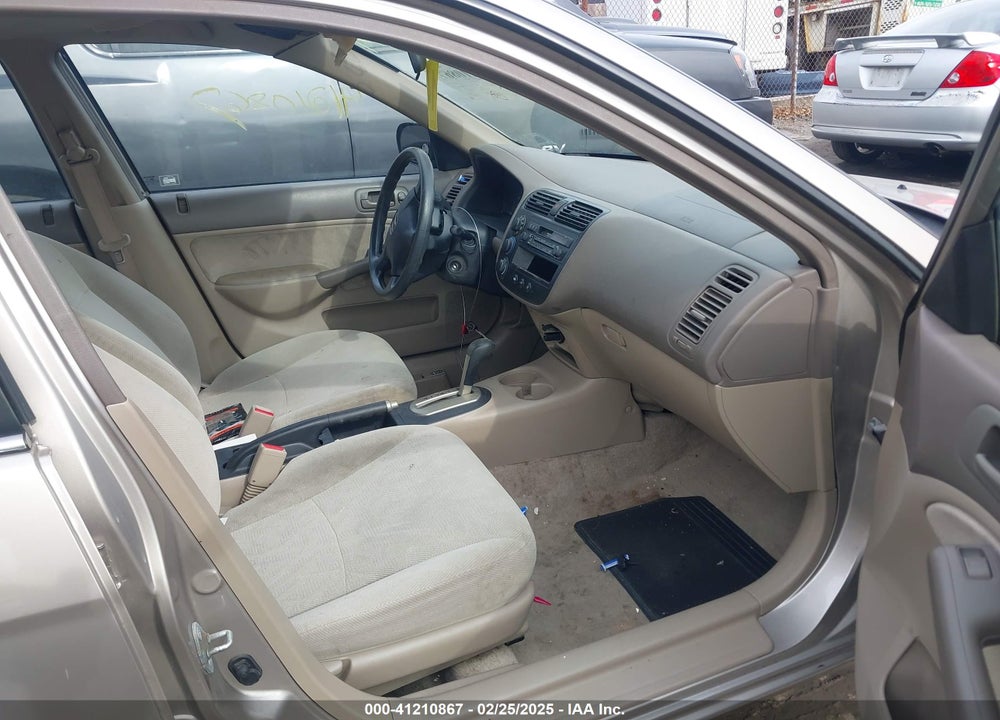 2001 HONDA CIVIC LX VIN: 2HGES16591H515926
