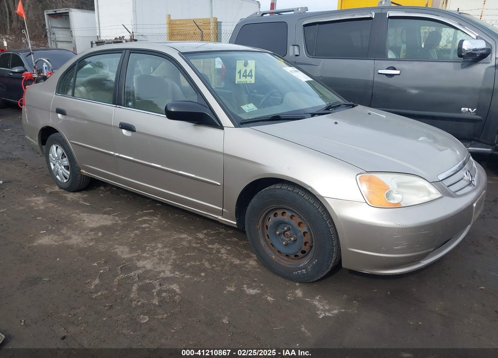 2001 HONDA CIVIC LX VIN: 2HGES16591H515926