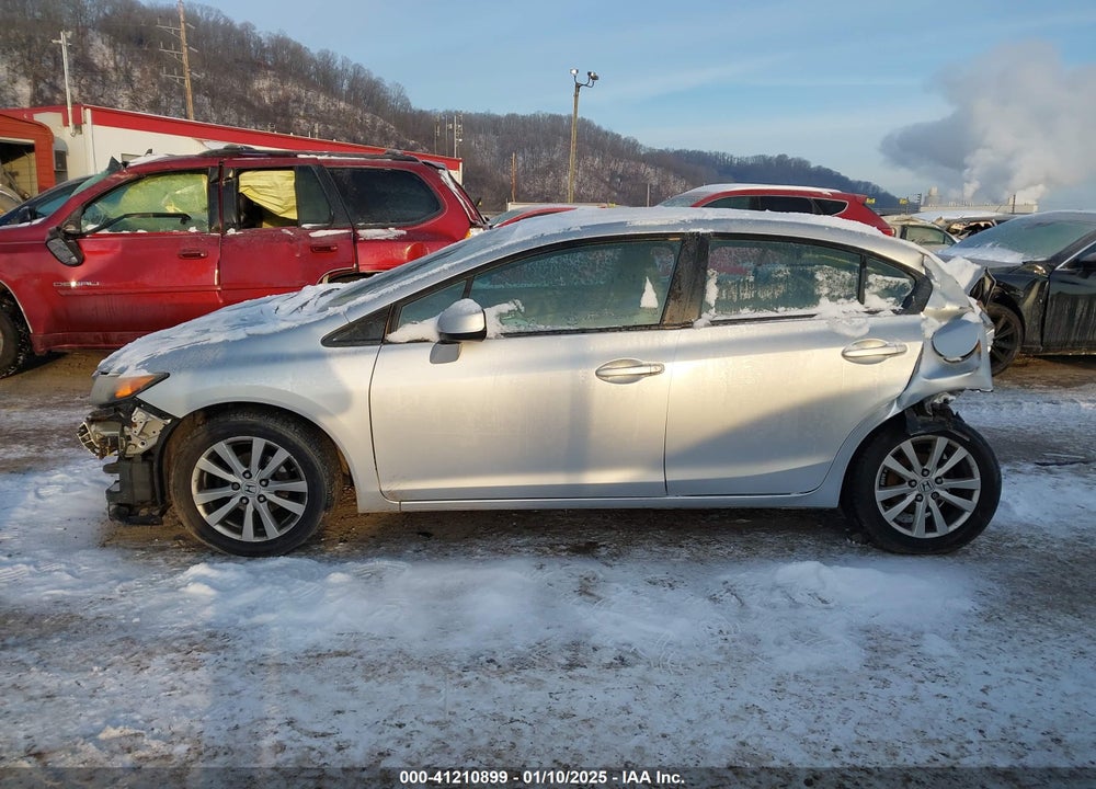 2012 HONDA CIVIC SDN EX-L VIN: 2HGFB2F93CH523472