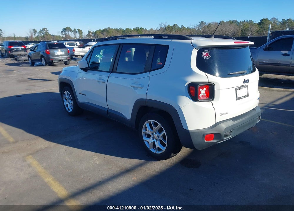 2015 JEEP RENEGADE LATITUDE VIN: ZACCJABT0FPB45114