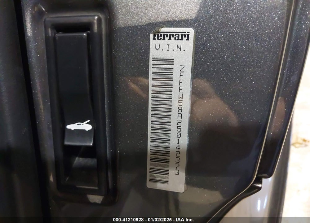 2005 FERRARI F430 BERLINETTA VIN: ZFFEW58A250142373