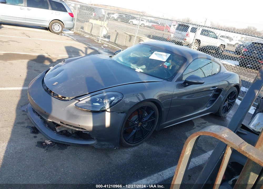 2019 PORSCHE 718 CAYMAN VIN: WP0AA2A80KS260990