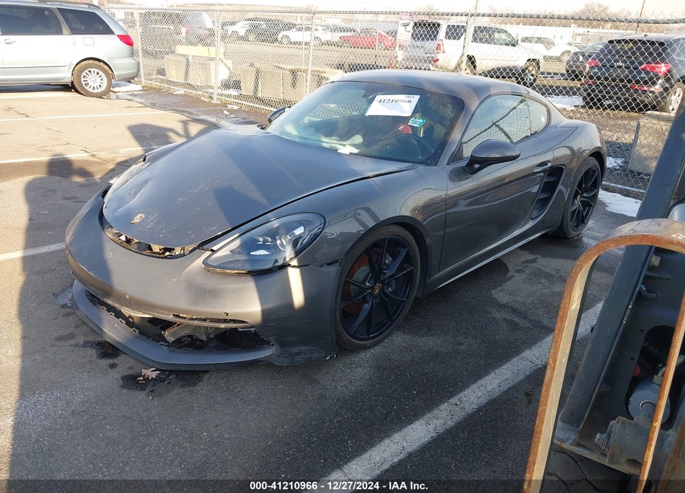 2019 PORSCHE 718 CAYMAN VIN: WP0AA2A80KS260990