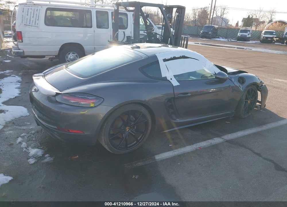 2019 PORSCHE 718 CAYMAN VIN: WP0AA2A80KS260990