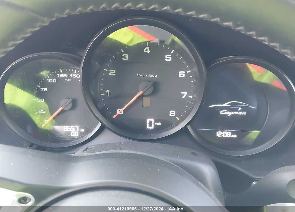 2019 PORSCHE 718 CAYMAN VIN: WP0AA2A80KS260990