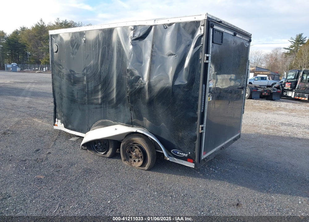 2023 NOVAE CORP 12\' ENCLOSED TRAILER VIN: 5JWY81229PY027090